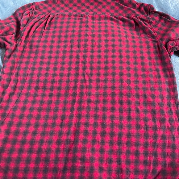 Gucci Mens Checked Wool Cotton Red Shirt Size 15.5 - Picture 5 of 8